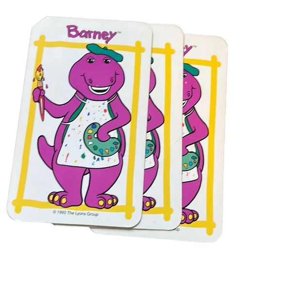 Barney Jumbo Card Game 1993 - Picture 3 of 13